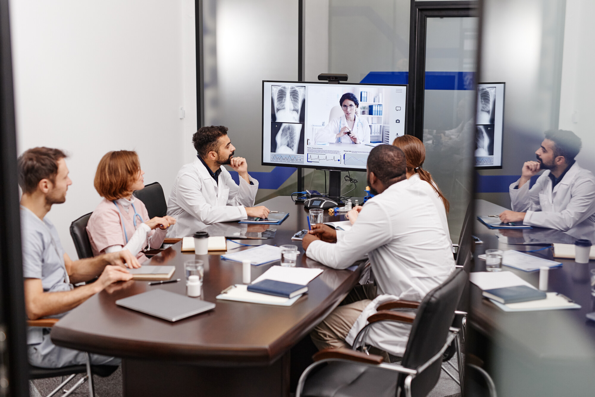 Doctor Video Call Meeting Doctor Video Call Meeting